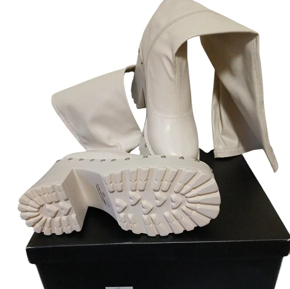 Fashion Nova Studded Platform Boots - Picture 5 of 7